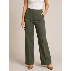 Vintage Y2K Banana Republic Olive Green Stretch Bootcut Pants Size 10 NWOT